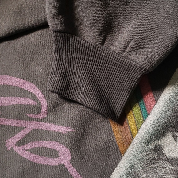 GRAYSON THREADS Pink Floyd DARK SIDE OF THE MOON, oversized LG soft Crop Top NWT - Picture 3 of 9